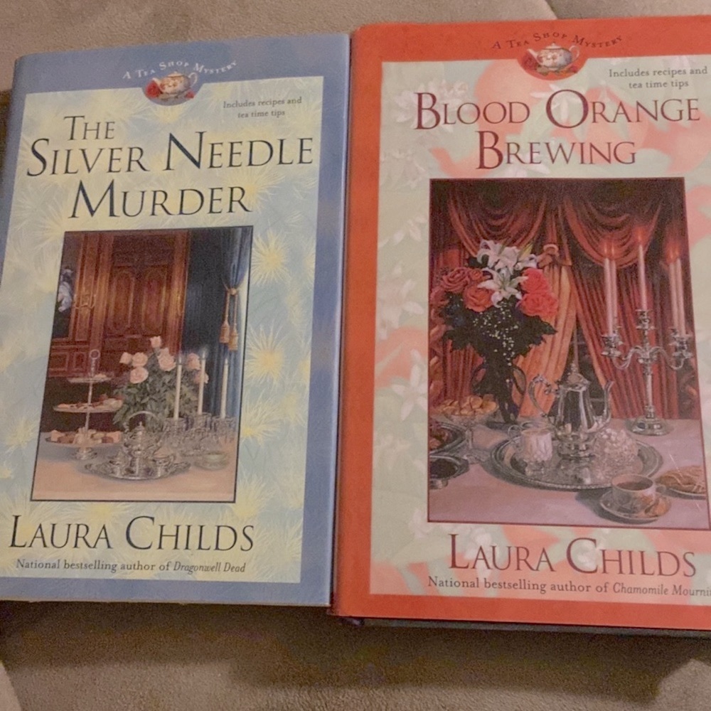 “A Tea Shop Mystery” Collection Set of 2 books